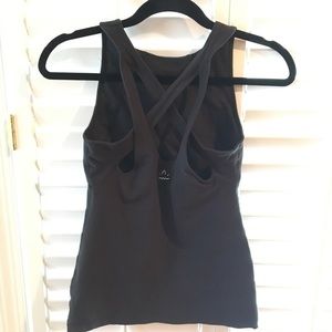 Beyond Yoga high neck cris cross tank. Size small.